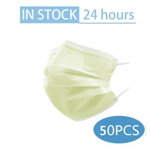 Mouth Masks 3 layer Anti Dust Disposable Mascarillas 10/50/100 Pcs Non