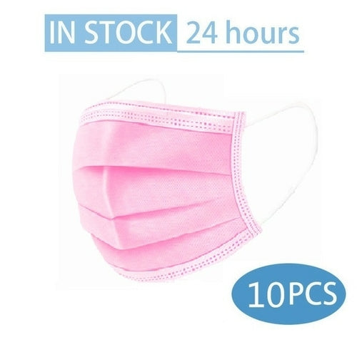 Mouth Masks 3 layer Anti Dust Disposable Mascarillas 10/50/100 Pcs Non