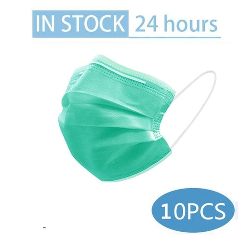 Mouth Masks 3 layer Anti Dust Disposable Mascarillas 10/50/100 Pcs Non