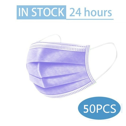 Mouth Masks 3 layer Anti Dust Disposable Mascarillas 10/50/100 Pcs Non