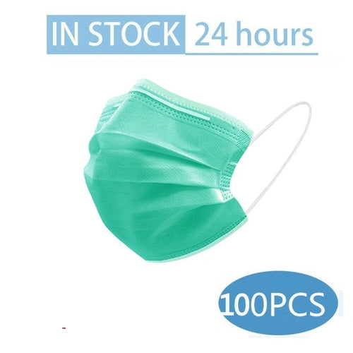 Mouth Masks 3 layer Anti Dust Disposable Mascarillas 10/50/100 Pcs Non