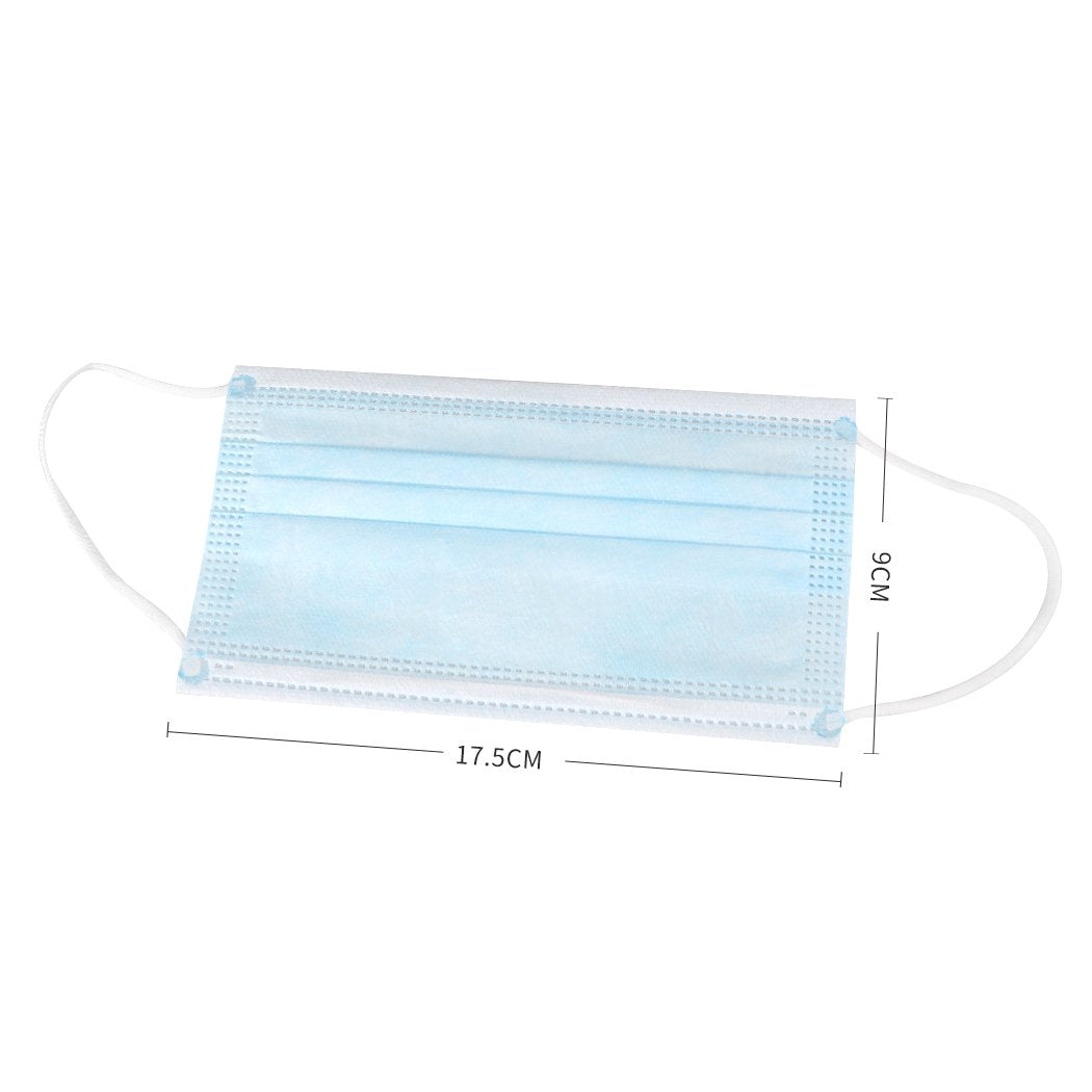 50pcs Disposable Mask Face Masks Filter Anti PM2.5 Dust Respirator 3