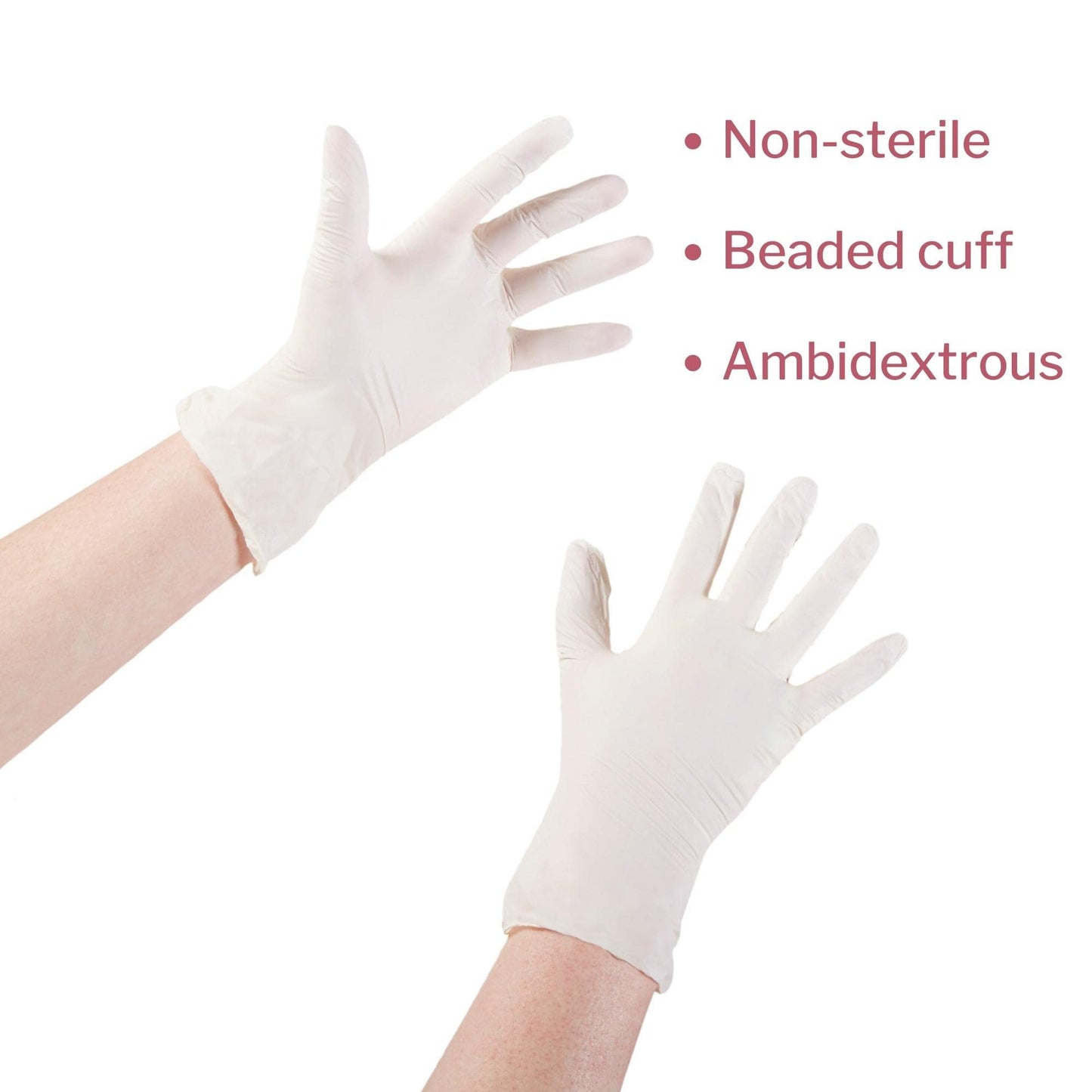 McKesson 14-818 Vinyl Exam Gloves, Non-Sterile, Powder-Free, Large,