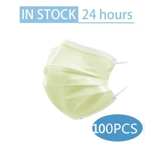 Mouth Masks 3 layer Anti Dust Disposable Mascarillas 10/50/100 Pcs Non