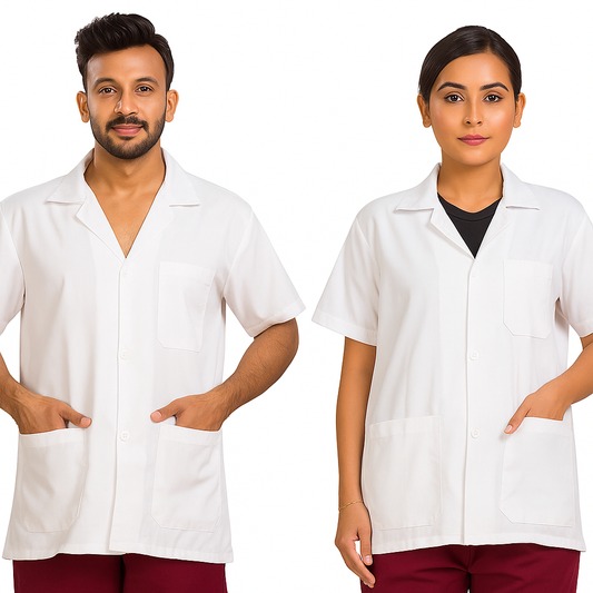 Unisex Professional Lab Coats – Full & Half Sleeve Medical Uniforms
